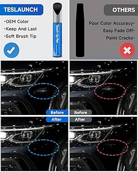 Amazon.com: RSACET LP5Y/P2 Tourmaline Blue Metallic Touch Up